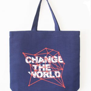 ساک دستی طرح change the world