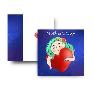 کارت تبریک طرح رویایی روز مادر