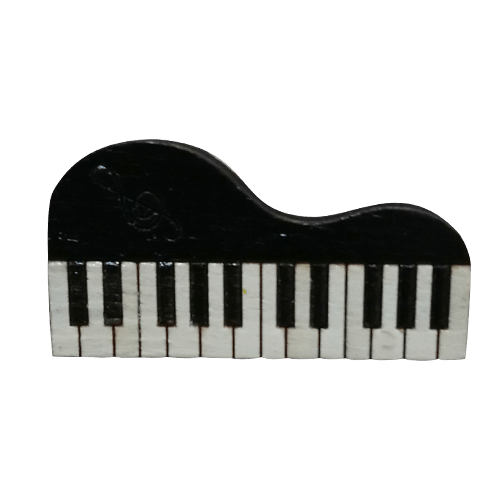 پیکسل چوبی طرح پیانو مشکی